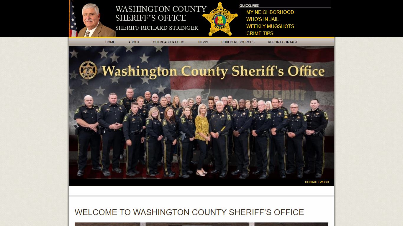 Welcome to Washington County Sheriff’s Office